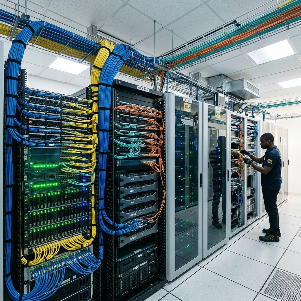 Corporate server room installation